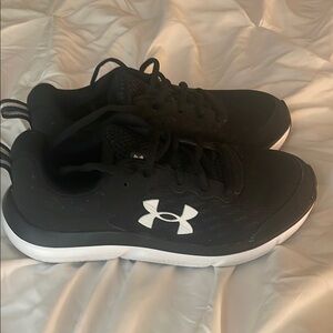 Under Armour Black and White Athletic Shoes